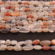 1  Strand Multi Moonstone Smooth Oval Shape Beads -Gemstone Oval Briolettes Beads 6mmx6mm-15mmx7mm 12.5 inches BR01801