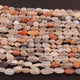 1  Strand Multi Moonstone Smooth Oval Shape Beads -Gemstone Oval Briolettes Beads 6mmx6mm-15mmx7mm 12.5 inches BR01801