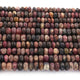 1 Strand Mix Jasper Faceted Rondelles Beads -Semi Precious Gemstone  Mix Jasper Roundelles Beads 9mm-10mm - 13.5 Inches - BR01758