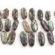 1 Strand  Labradorite Faceted Briolettes Oval Shape  Briolettes Beads -19mmx9mm- 30mx10mm-8.5 Inches BR02115