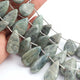 1 Strand Moss Aquamarine Smooth Pear  Shape Briolettes  - 29mmx13mm-29mmx13mm  -8 Inches BR03611 - Tucson Beads