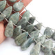 1 Strand Moss Aquamarine Smooth Pear  Shape Briolettes  - 26mmx16mm-28mmx16mm  -8 Inches BR03292 - Tucson Beads