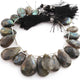 1  Strand  Labradorite Faceted Pear Briolettes - Labradorite Pear Briolettes Beads-  20mmx12mm -29mmx17mm-8 inches BR01608