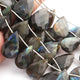 1  Strand  Labradorite Faceted Pear Briolettes - Labradorite Pear Briolettes Beads-  20mmx12mm -29mmx17mm-8 inches BR01608