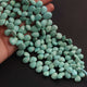 1 Strand Natural Sleeping Beauty Turquoise Faceted  Pear Drop Briolettes -Arizona Turquoise Pear -12mmx10mm-9mmx7mm- 8.5 Inches BR03031 - Tucson Beads