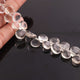 1 Strand Green Amethyst Smooth Briolettes -Heart Shape Briolettes Beads - 8mm-11mm-11 inches BR02282