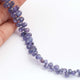 1  Strand Tenzanite  Smooth Briolettes -Tear  Shape Briolettes - 4mmx2mm-7mmx4mm - 9.5 Inches BR03294 - Tucson Beads