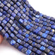 1 Strands Lapis Cube Briolettes - Box Shape Beads Briolettes  7mm-8 Inches BR0142