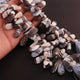 1 Strand Boulder Opal Faceted  Briolettes -  Pear Shape Beads 22mmx9mm-27mmx12mm- 7 Inches BR02335