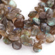 1 Strand Labradorite Faceted Briolettes -Heart Shape Briolettes - 12mmx11mm-15mmx15mm -9 inches BR0553