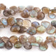 1 Strand Labradorite Faceted Briolettes -Heart Shape Briolettes - 12mmx11mm-15mmx15mm -9 inches BR0553