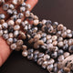 1 Strand Gray Moonstone Silver Coated Faceted Pear Drop Beads - Pear Shape Briolettes 9mmx8mm-10mmx8mm 8 Inches BR4178