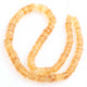 1 Strand Citrine Faceted  Heishi Rondelles Beads -Semi Precious Gemstone Tyre Wheel  Roundelles Beads- 7mm-9mm 15 Inches BR02695