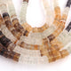 1 Strand Beautiful Mix Stone Faceted  Heishi Rondelles Beads  - Wheel ,Tyre Roundelles  Beads 5mm-9mm 17 Inches BR02679