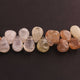 1 Strand Golden Rutile Smooth Pear Drop Briolette- Semi Precious Gemstone Pear Briolettes  Beads 12mmx10mm-19mmx9mm BR481