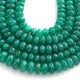 1  Strand Green Onyx Faceted Rondelles Beads-Semi Precious Gemstone Roundelles Beads 8mm-13mm - 9 Inches BR02023