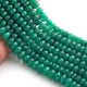 1  Strand Green Onyx Faceted Rondelles Beads-Semi Precious Gemstone Roundelles Beads 8mm-13mm - 9 Inches BR02023