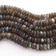 1 Strand Beautiful Labradorite Smooth Rondelles Beads -Semi Precious Gemstone  Labradorite Roundelles Beads - 10mm- 12mm-8 Inches- BR02089