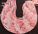 1  Strand Shaded Pink Opal Faceted Rondelles Beads - Semi Precious Gemstone Pink Opal Roundelles Beads - 6mm-14 Inches BR02782