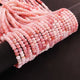 1  Strand Shaded Pink Opal Faceted Rondelles Beads - Semi Precious Gemstone Pink Opal Roundelles Beads - 6mm-14 Inches BR02782