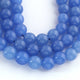 1 Strands Blue Chalcedony  Smooth Ball Beads ,Gemstone Ball Beads- 10mm - 8 Inch -BR03302 - Tucson Beads