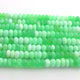 1  Long Strand Amazing Green Opal Smooth Rondelle Shape Beads- Green Opal gemstone Beads- 8mm-10mm- 14 Inches -BR02869