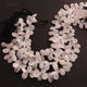 1 Strand White Rainbow Moonstone Faceted Briolettes -Pear Shape  Briolettes Beads 11mmx8mm-17mmx10mm 9.5 Inches BR0478