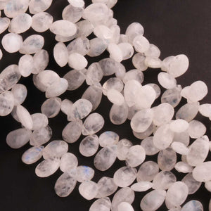 1 Strand White Rainbow Moonstone Faceted Briolettes -Pear Shape  Briolettes Beads 11mmx8mm-17mmx10mm 9.5 Inches BR0478