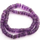 1 Strand Amethyst Faceted Heishi Wheel Rondelles Beads - Semi Precious Gemstone Wheel , Tyre shape Roundelles Beads  - 6mm-10mm 15 Inches BR02013