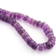 1 Strand Amethyst Faceted Heishi Wheel Rondelles Beads - Semi Precious Gemstone Wheel , Tyre shape Roundelles Beads  - 6mm-10mm 15 Inches BR02013