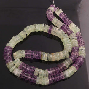 1  Long Strand Mix Stone Faceted Heishi Rondelles Beads - Semi Precious Gemstone Wheel, Tyre Shape Rondelles Beads- 8mm-10mm -18 Inches BR4224