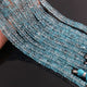 1 Strand Genuine Blue Topaz Faceted Rondelles-Semi Precious Gemstone Rondelles Beads 5mm-7mm -9 Inches BR03255