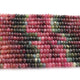 1 Long Strand Multi Tourmaline  Smooth Briolettes - Semi Precious Gemstone Tourmaline Plain Roundelles Beads - 6mm-7mm-14.5 Inches BR01933