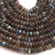 1 Strand Labradorite Smooth Rondelles Shape Beads - Semi Precious Gemstone Rondelles 7mm-8mm ,8 Inches BR01751