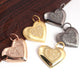 1 Pc Pave Diamond Heart Charm Pendant, 925 Sterling Silver, Rose & Yellow Gold Vermeil Heart Pendant Pave Diamond Jewelry 24mmx20mm You Choose PDC00368 - Tucson Beads