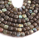 1 Strand Labradorite Faceted Cube Shape Briolettes  -Semi Precious Gemstone  Cube Shape Briolettes Beads 8mmx8mm-10mmx10mm -8 Inches BR03701