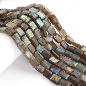 1 Strand Labradorite Faceted Tumble Shape Briolettes  -Semi Precious Gemstone Tumble Shape Briolettes Beads 10mmx9mm-13mmx10mm -10 Inches BR03699