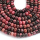 1 Strand Rhodocrosite Faceted  Rondelle 5mm-6mm 8.5 Inches BR2101