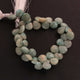 1 Strand Amazonite  Faceted Heart Briolettes - Amazonite Heart Shape Briolettes  8mmx7mm-13mmx9mm 7 Inches BR2113