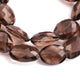 1 Strand Smoky Quartz Faceted Oval Briolettes - Center Drill Ovel Beads 18mmx13mm-20mmx14mm 8 Inches BR2133