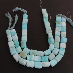 1 Strand Peru Opal Faceted Nuggets Beads-Tumble Shape Briolettes - 13mmx10mm- 8 Inches BR2164