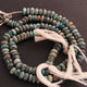 1 Strand Chrysocolla Faceted   Rondelles 6mm-8mm 10 Inches BR2180