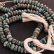 1 Strand Chrysocolla Faceted   Rondelles 6mm-8mm 10 Inches BR2180