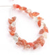 1 Strand Natural Orange Rutile Faceted Tear Drop Briolettes - Semi Precious Gemstone Water Drop- Beautiful Jewelry Making Briolettes Beads - 7mmx5mm-10mmx5mm - 7 Inches - BR3517