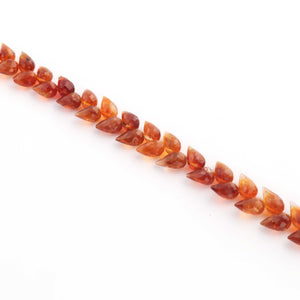 1 Strand Natural Shaded Hessonite Faceted Tear Drop Briolettes - Semi Precious Gemstone Water Drop- Beautiful Jewelry Making Briolettes Beads - 8mmx5mm-9mmx5mm - 7 Inches - BR3564