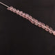 1 Strand Natural Rose Quartz Faceted Tear Drop Briolettes - Semi Precious Gemstone Water Drop- Beautiful Jewelry Making Briolettes Beads - 6mmx4mm-8mmx5mm - 7 Inches - BR3567