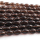 1 Strand Smoky Quartz Faceted Briolettes - Drum Shape Faceted Beads - 9mmx7mm-15mmx10mm - 16 Inches BR02012