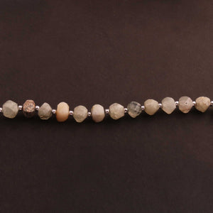 1  Long Strand Prahnite Faceted Briolettes - Fancy Shape Briolettes -6mm-7mm -5.5 Inches BR2204