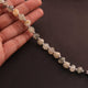 1  Long Strand Prahnite Faceted Briolettes - Fancy Shape Briolettes -6mm-7mm -5.5 Inches BR2204