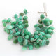 1 Strand Bio Chrysoprase Faceted Briolettes - Oval Shape Beads 14mmx10mm-15mmx10mm 8 Inches BR2211